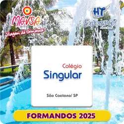 Imagem do produto Viagem Formatura 9 ano Singular S. Caetano - Formandos 2025